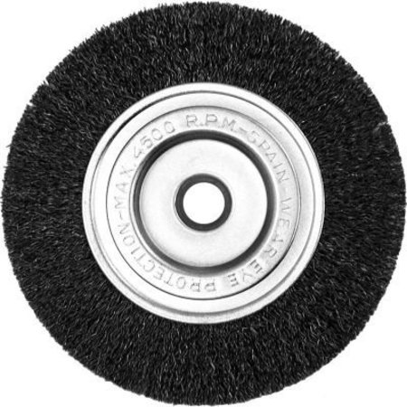 Century Drill & Tool Century Drill 76864 Bench Grinder Wire Wheels 6" Dia. Steel Crimped 76864